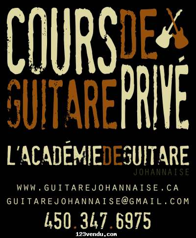 Annonces classees img:preview COURS DE GUITARE À SAINT-JEAN-SUR-RICHELIEU